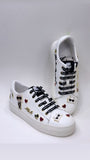 TENIS KARL LAGERFELD CATE PINS NEGRO Y BLANCO