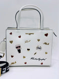 BOLSO KARL MAYBELLE SATCHEL WITH PINS
