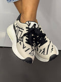 TENNIS KARL LAGERFELD DALLAS CLARO Y NEGRO